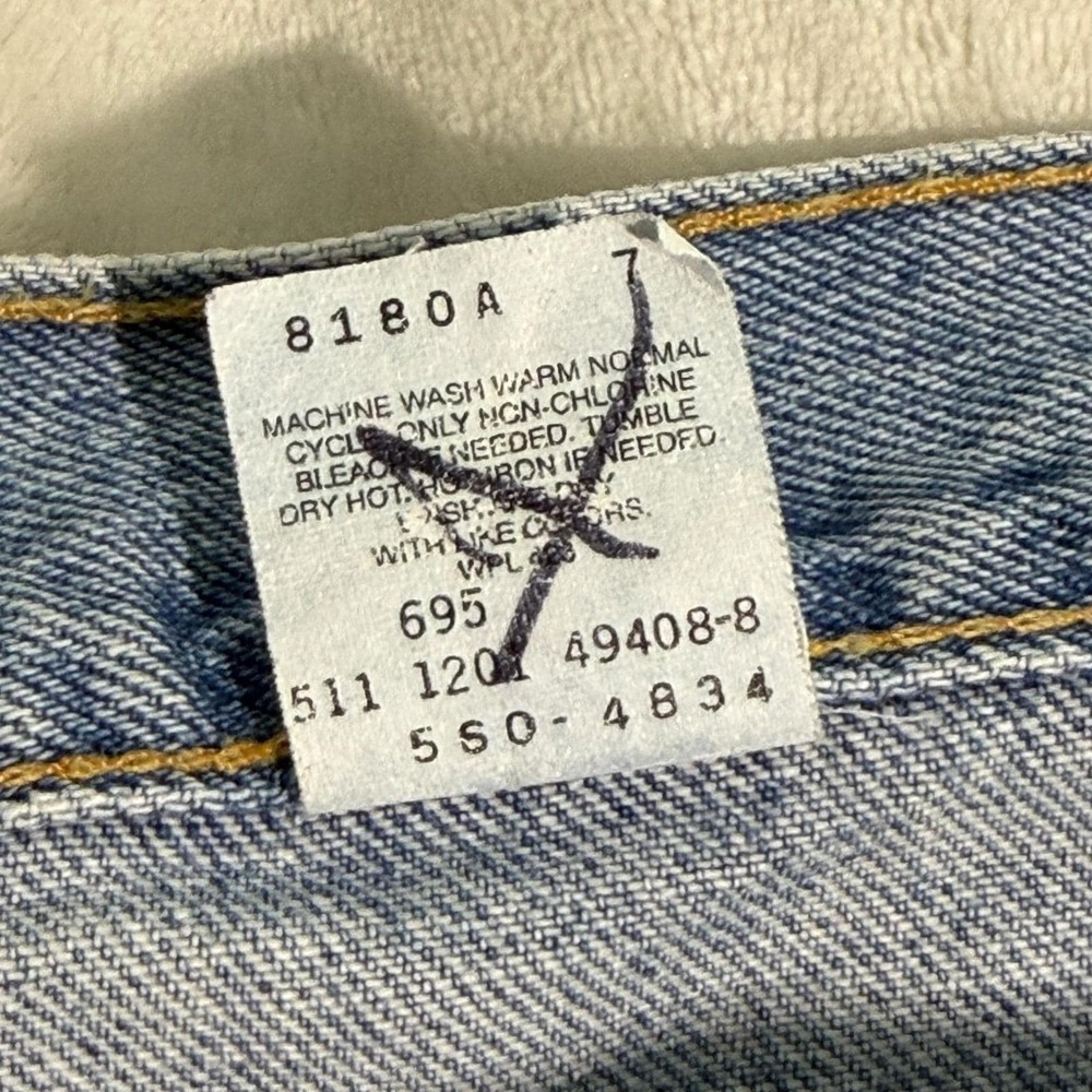 Men's Levi's 560 Jeans Spray Paint Graffiti Art W34 L34 Levis Streetwear Vintage - Picture 8 of 8